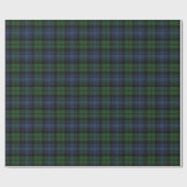 Papier Cadeau Black Watch Tartan écossais antique (Plat)