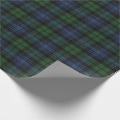 Papier Cadeau Black Watch Tartan écossais antique (Coin)