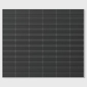 Papier Cadeau Black White Stripes Camouflage Motif Élégant (Plat)
