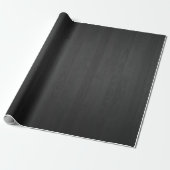 Papier Cadeau Black Wood (Déroulé)