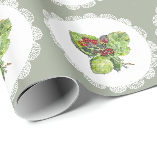 Papier Cadeau BlackBerry (Coin rond)