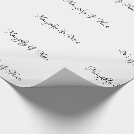 Papier Cadeau BlackScript vilain et Nice - (Coin)
