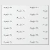 Papier Cadeau BlackScript vilain et Nice - (Plat)