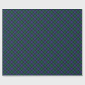 Papier Cadeau Blackwatch Tartan Royal Scottish Plaid Motif (Plat)