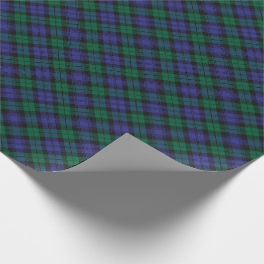 Papier Cadeau Blackwatch Tartan Royal Scottish Plaid Motif (Coin)