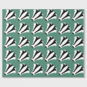 Papier Cadeau Blaireaux (Plat)