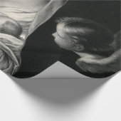 Papier Cadeau Blanc de noir d'anges de Vierge Marie de Jésus de (Coin)