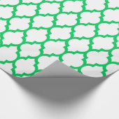 Papier Cadeau Blanc Emeraude Vert XL Marocain #4 (Coin)