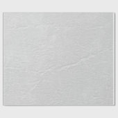 Papier Cadeau Blanc en cuir (Plat)