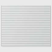 Papier Cadeau Blanc et argent (Plat)