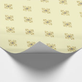 Papier Cadeau Blanc/Or de luxe (Coin)