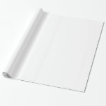 Papier Cadeau Blanc solide<br><div class="desc">Le blanc solide ajoute du minimalisme à ce produit de qualité. Blanc va avec tout</div>