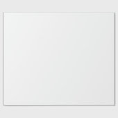 Papier Cadeau Blanc solide simple (Plat)
