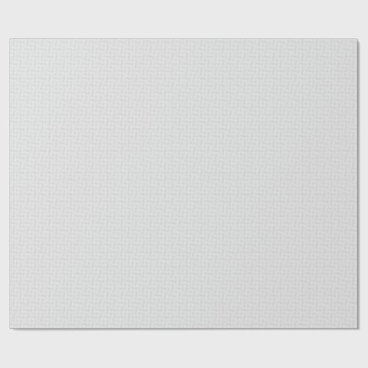 Papier Cadeau Blanc solide texturé. (Plat)
