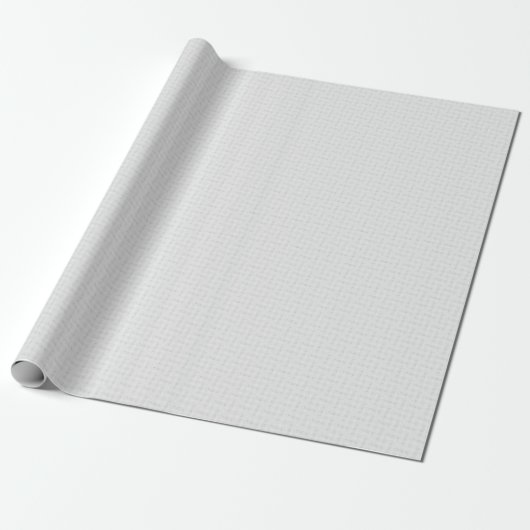 Papier Cadeau Blanc solide texturé. (Déroulé)