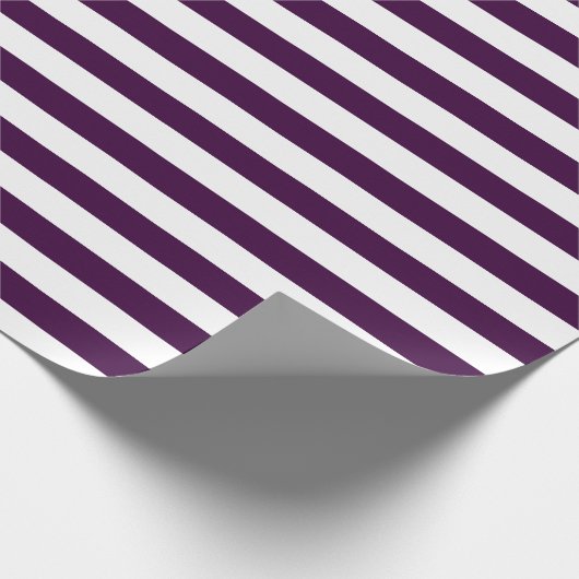 Papier Cadeau Blancs avec pourpre foncé | Couleur do-it-yourself (Coin)