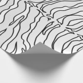 Papier Cadeau Blancs Et Blancs Tiger Poster de animal (Coin)