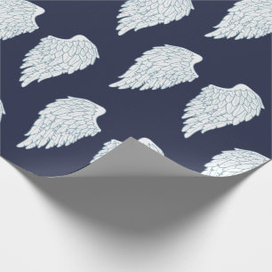 Papier Cadeau Blancs mignons et ailes Angel Marine