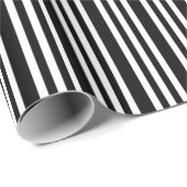 Papier cadeau | Blancs noirs (Coin rond)