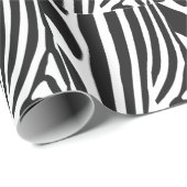 Papier Cadeau Blancs noirs et blancs (Coin rond)