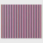 Papier Cadeau Blancs rouges et bleus (Plat)