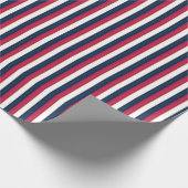 Papier Cadeau Blancs rouges et bleus (Coin)