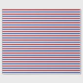 Papier Cadeau Blancs rouges et bleus (Plat)