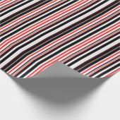 Papier Cadeau Blancs rouges et noirs (Coin)