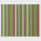 Papier Cadeau Blancs rouges et verts (Plat)