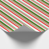 Papier Cadeau Blancs, Rouges, Vert, Blancs, Bleus (Coin)