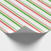 Papier Cadeau Blancs, Rouges, Vert, Blancs, Bleus (Coin)