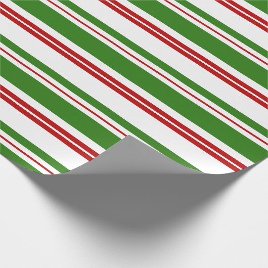 Papier Cadeau Blancs, Rouges, Vert, Blancs, Bleus (Coin)