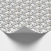 Papier Cadeau Blancs sur blanc (Coin)