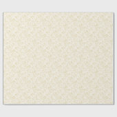 Papier Cadeau Blés Dorés Bruissants - Neutre (Plat)