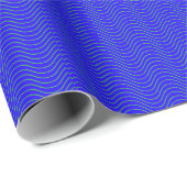 Papier Cadeau Bleu (Coin rond)