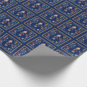 Papier Cadeau Bleu (Coin)