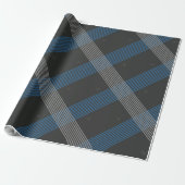 Papier Cadeau Bleu (Déroulé)