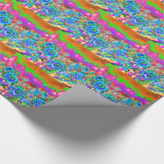 Papier Cadeau Bleu (Coin)