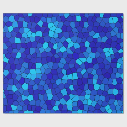 PAPIER CADEAU BLEU (Plat)