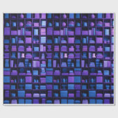 Papier Cadeau bleu (Plat)