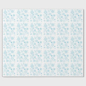 Papier Cadeau bleu (Plat)