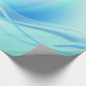 Papier Cadeau Bleu abstrait (Coin)