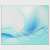 Papier Cadeau Bleu abstrait (Plat)