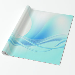 Papier Cadeau Bleu abstrait