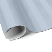 Papier Cadeau Bleu Acier Clair Marbré Rayé Chic (Coin rond)