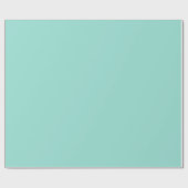 Papier Cadeau Bleu Aquamarine (Plat)