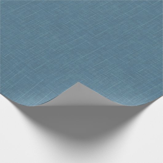 Papier Cadeau Bleu argon texturé. (Coin)