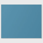 Papier Cadeau Bleu Astral Uni (Plat)