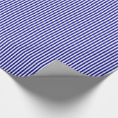 Papier Cadeau Bleu blanc et bleu foncé (Coin)