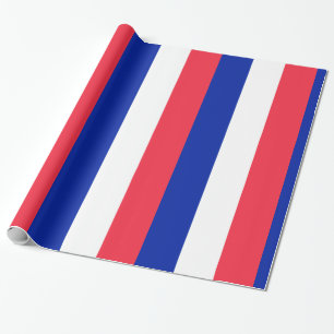 Papier Cadeau Bleu blanc rouge de la France